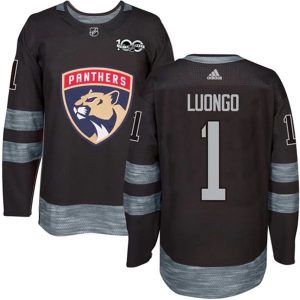 Lapsille NHL Florida Panthers Pelipaita Roberto Luongo 1 1917-2017 100th Anniversary Musta Authentic